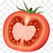 梅花番茄剪贴画-番茄