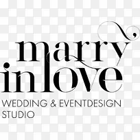 婚恋婚纱设计标志字体设计