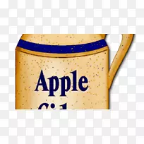 啤酒瓶字体-苹果酒