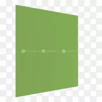 绿色矩形字体角