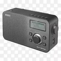 数字音频广播fm广播数字收音机索尼-收音机