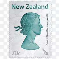 新西兰邮票加冕生物邮件加冕周年纪念