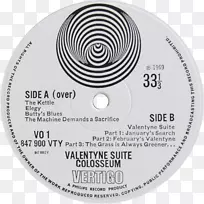 唱片标签，Valentyne套件，gatefold-迪斯科