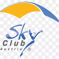 奥地利天空俱乐部滑翔伞飞行技术学校标志