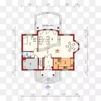 平面图房屋建筑平方米