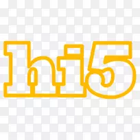 Hi5社交网络电脑图标剪贴画-hi5徽标