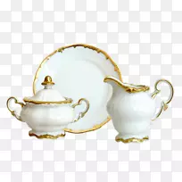 咖啡杯瓷碟茶壶餐具.浮华