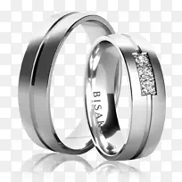 婚戒订婚戒指-婚纱模型