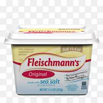 奶油干酪弗莱什曼酵母涂人造黄油