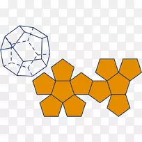 净多面体柏拉图立体几何正则二十面体平面