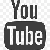Youtube电脑图标字体酷炫的徽标字体-所有社交媒体标识