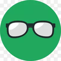 眼镜电脑图标极客眼镜