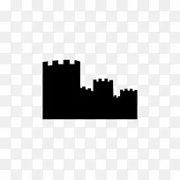 vila中世纪防御墙标志-城堡
