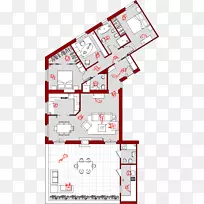 平面图房屋建筑公寓楼