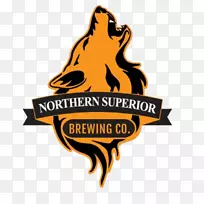 北方高级酿造公司啤酒标志酿酒厂字体-安大略标志