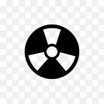 放射性衰变辐射计算机图标生物危害.符号