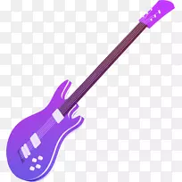 低音吉他3D计算机图形素描低音吉他