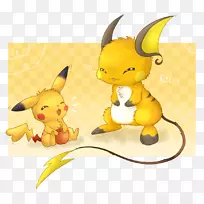Pikachu Pokémon x和y Raichu可爱-Pikachu