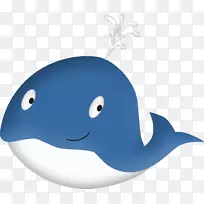 海豚甲壳动物海洋生物剪贴画-海豚