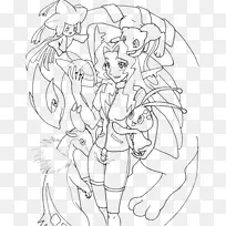 线艺术视觉艺术魔鬼线