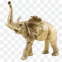 印度象-非洲象雕像-±欧元-<·3