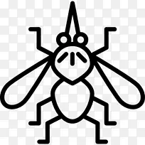 飞蚊昆虫蜂夹艺术-蚊子