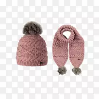 针织帽，披肩，波姆围巾，极地羊毛