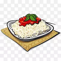 意式意大利菜，番茄酱，意大利面-番茄