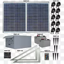 发光二极管太阳能电池板能源太阳能