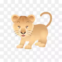 狮子大猫封装后记动物-狮子