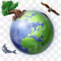 地球电脑图标世界星球桌面壁纸-地球