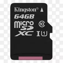 微SD安全数字闪存卡SDXC金斯敦技术-dx