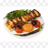烤肉串鸡直升机餐厅肉丸-塔武克·德纳