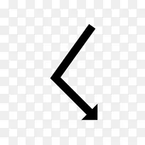 箭头字体电脑图标下拉列表编码符号