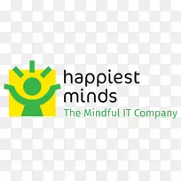 最快乐的头脑信息技术商业物联网-阿肖克利兰标志