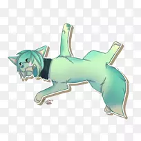 猫狗绿松石猫