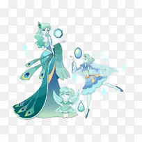 扇子艺术堕落艺术家作品-孔雀迷