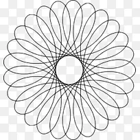 圆几何线同心物体点圆