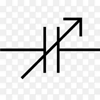 电子符号可变电容器电子电路网络符号