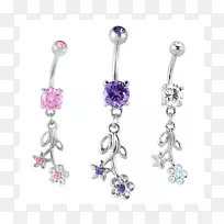 紫水晶耳环体珠宝银首饰