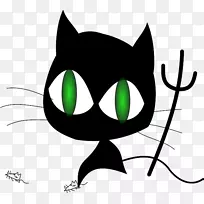 猫剪贴画-猫