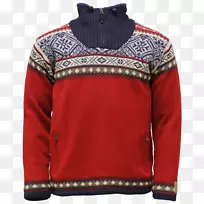 毛线挪威袖夹克-毛衣