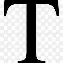 计算机图标字母字体-t字