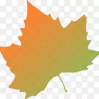 秋叶彩色剪贴画-吹叶机