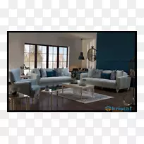家具，客厅，咖啡桌，沙发，房子