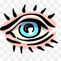 模糊视觉感知人的眼睛剪辑艺术眼