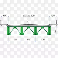 桥-乔佛尔蓬特混合酸化-Béton甲板桥结构单元-桥梁
