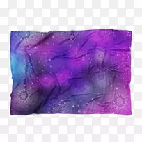 丝绸紫色染料长方形-紫色