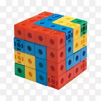 立方体连接：连接点空间玩具块立方体娱乐-立方体