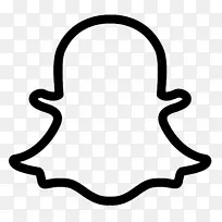社交媒体徽标Snapchat计算机图标-社交媒体